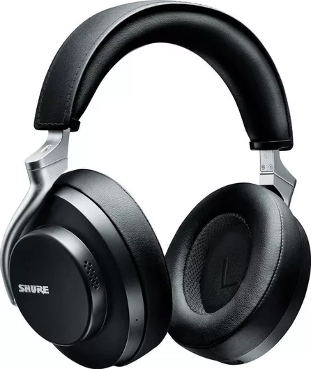 Shure Aonic 50 Ασύρματα/Ενσύρματα Over Ear Hi-Fi Ακουστικά με 20 ώρες Λειτουργίας Μαύρο SBH2350-BK-EFS