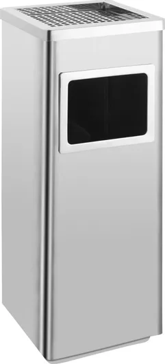 Κάδος Απορριμμάτων vidaXL Μεταλλικός 36lt Inox
