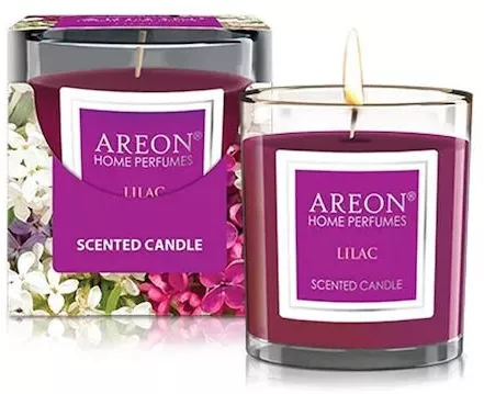 Κερί Areon Αρωματικό σε Βάζο Lilac 120gr