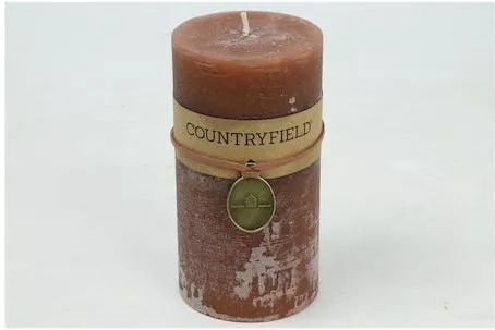 Κερί Atmosphera Διακοσμητικό 7x14cm Καφέ