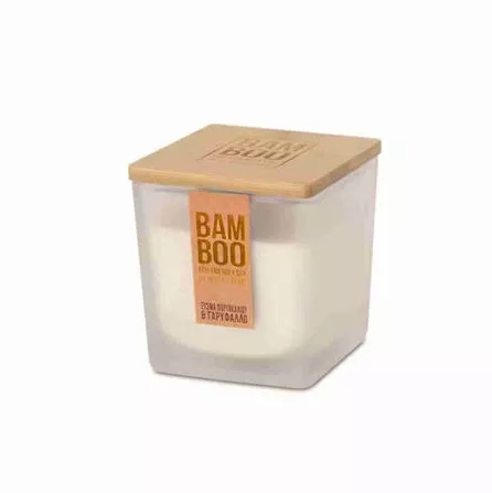 Κερί Heart & Home Αρωματικό Σόγιας σε Βάζο Ξύσμα Πορτοκαλιού & Γαρύφαλλο 210gr