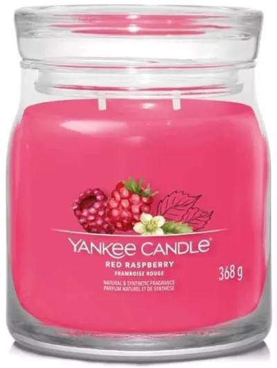 Κερί Yankee Candle Αρωματικό σε Βάζο Red Raspberry 368gr