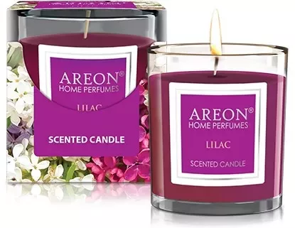 Κερί Αρωματικό Areon Σε Βάζο Perfume Lilac 120gr