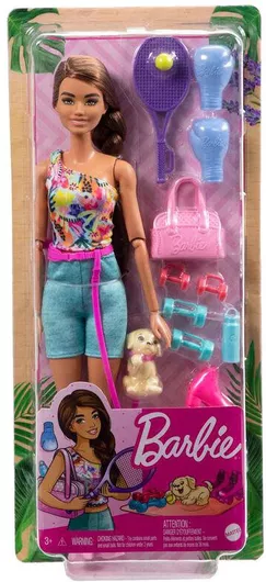 Κούκλα Barbie Mattel Wellness Workout Outfit για 3+ Ετών