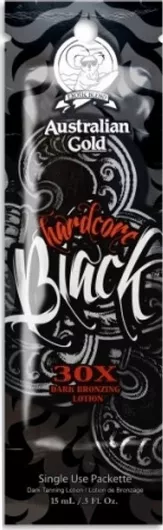 Self Tanning Lotion Australian Gold Hardcore Black Φακελάκι 15ml