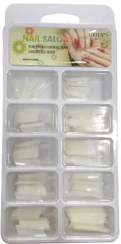 Tips Νυχιών Gelly Nail Salons Milky Edge 100τμχ