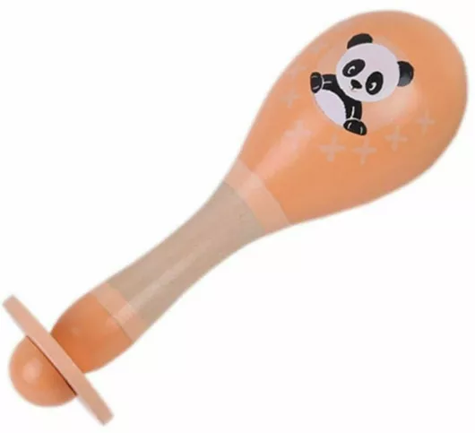 Μουσικό Παιχνίδι Μαράκα Graffiti Panda Ξύλινη