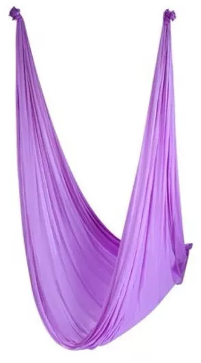 Σετ Πανιά Aerial Yoga 6m & Αξεσουάρ 7τμχ Μοβ