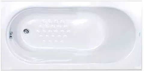 Μπανιέρα Sanitec Gloria Ακρυλική Ευθύγραμμη 150x70cm Λευκό