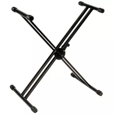 Βάση QuikLok QL-646 Δαπέδου για Πλήκτρα με Διπλό Πόδι Μαύρο