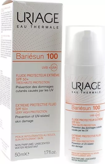 Αντηλιακή Κρέμα Σώματος Uriage Bariesun 100 Αδιάβροχη SPF50 50ml