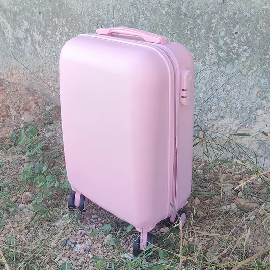Βαπτιστική Βαλίτσα Riniotis 32x20x52cm Ματ Ροζ