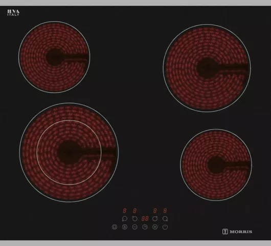 Εστία Morris MVF-65395 Κεραμική Αυτόνομη με Λειτουργία Κλειδώματος 59x52cm