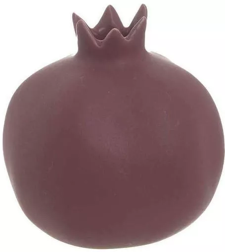 Γούρι για το Σπίτι Ροδι Κεραμικό Μοβ Δ10x10cm