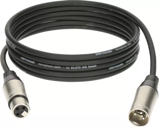 Καλώδιο XLR Klotz GRG1FM00.5 XLR male σε XLR female 0.5m Μαύρο