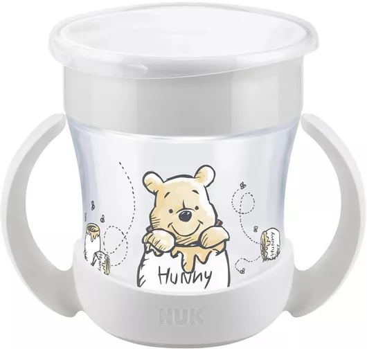 Παιδικό Ποτηράκι Nuk Mini Magic Cup από Πλαστικό Γκρι 160ml για 6+ Μηνών