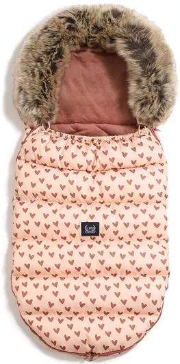 Ποδόσακος Καροτσιού La Millou Αδιάβροχος Heartbeat Ροζ