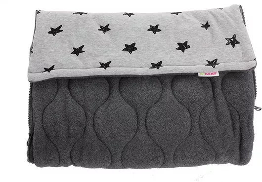 Ποδόσακος Καροτσιού Minene Κάλυμμα Stars Γκρι