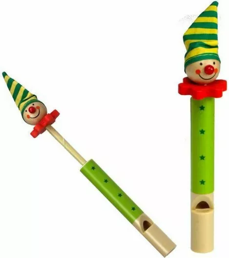 Μουσικό Παιχνίδι Πνευστό Synchronia Κλόουν Ξύλινο Τυχαία Επιλογή Σχεδίου