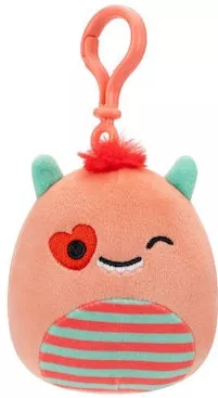 Μπρελόκ Jazwares Squishmallows Love Willett Το Τερατάκι 9cm Πορτοκαλί
