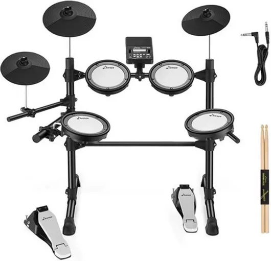 Σετ Ντραμς Donner DED-100 EC3029 Ηλεκτρονική Μαύρο