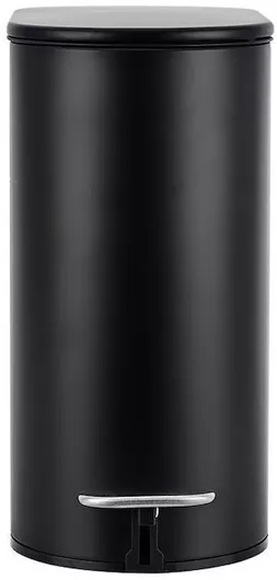 Καλάθι Απορριμάτων Μπάνιου Estia 02-5566 Inox Soft Close 5lt Ματ Μαύρο