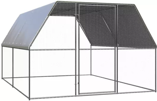 Κοτέτσι vidaXL 3154376 από Γαλβανισμένο Χάλυβα 400x300x200cm