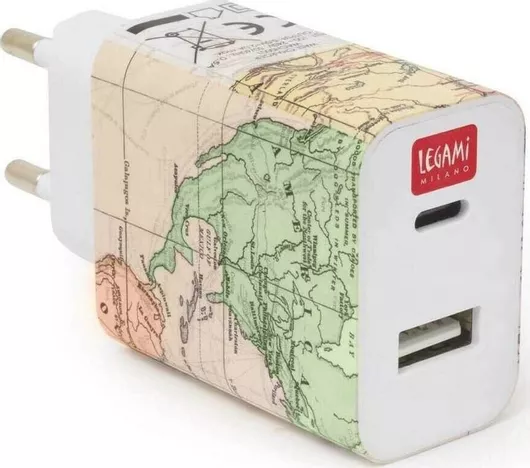 Φορτιστής Legami Milano ACH0001 USB A USB-C Χωρίς Καλώδιο 