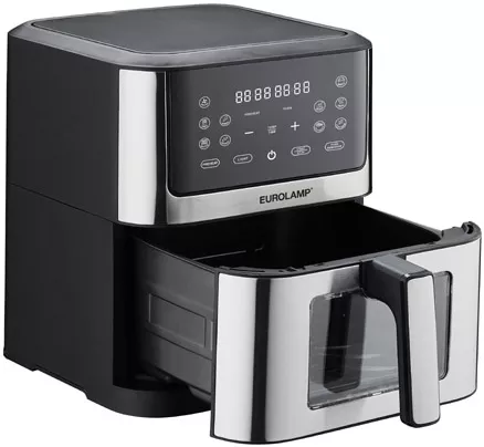 Φριτέζα Αέρος Eurolamp 300-70041 8lt Μαύρο