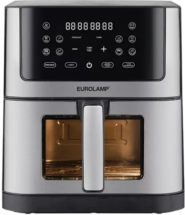 Eurolamp 300-70041 Air Fryer με Wi-Fi 8lt Μαύρο