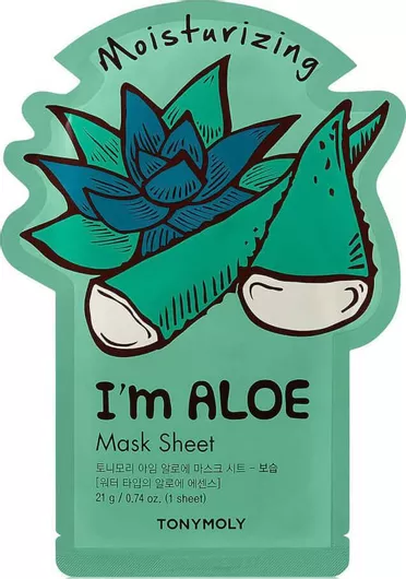 Tonymoly I'm Aloe Moisturizing Mask Sheet Sheets για Ενυδάτωση 21gr