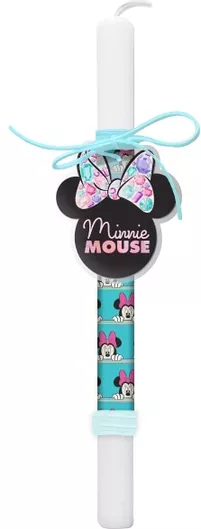 Πασχαλινή Λαμπάδα Jajala με Στολίδι Μίνι Μάους Γαλάζιο