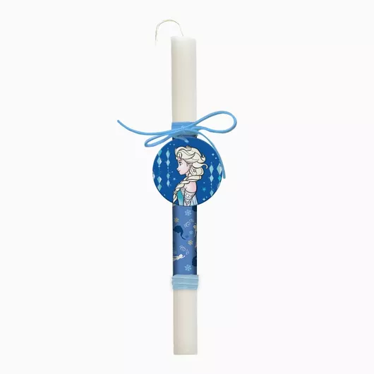Πασχαλινή Λαμπάδα Jajala με Στολίδι Blue Frozen Πολύχρωμο