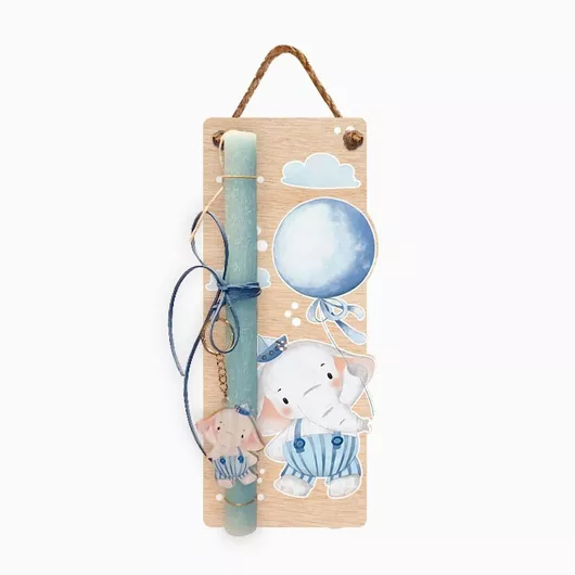 Πασχαλινή Λαμπάδα Jajala με Στολίδι Jumbo Junior 30cm Πολύχρωμο