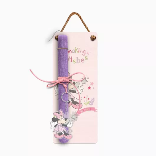 Πασχαλινή Λαμπάδα Jajala με Στολίδι Mini Fairy Μοβ