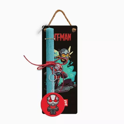 Πασχαλινή Λαμπάδα Jajala με Στολίδι Ant Man Πολύχρωμο