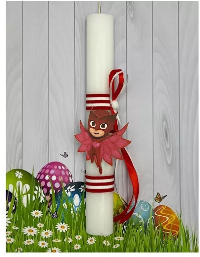 Πασχαλινή Λαμπάδα Owlette Λευκό