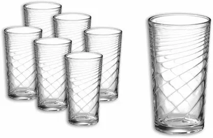 Σετ Ποτήρια Νερού TnS από Γυαλί 255ml 6τμχ