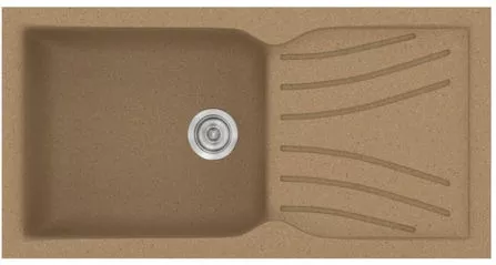 Νεροχύτης Sanitec Classic Ένθετος από Συνθετικό Γρανίτη 100x50cm Granite Celtic Stone