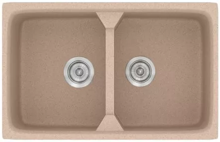 Νεροχύτης Κουζίνας Sanitec Classic 318 78x21x51cm Granite Sand