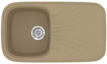 Νεροχύτης Κουζίνας Sanitec Classic 315 82x18x50cm Metallic Cream