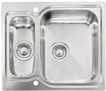 Νεροχύτης Κουζίνας Sanitec Stainless Steel Sinks 11642 Inox 60cm 58x20x50cm