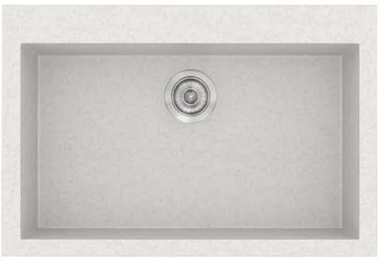 Νεροχύτης Κουζίνας Sanitec Classic 338 Ένθετος 70cm 70x19x50cm Metallic Ice