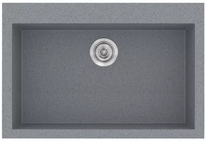 Νεροχύτης Κουζίνας Sanitec Classic 338 Ένθετος 70cm 70x19x50cm Metallic Silver