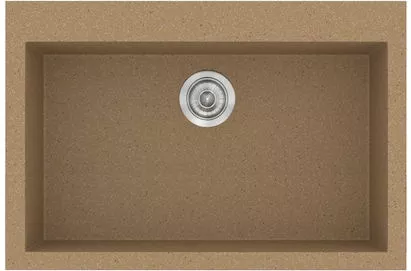 Νεροχύτης Κουζίνας Sanitec Classic 338 Ένθετος 70cm 70x19x50cm Granite Celtic Stone