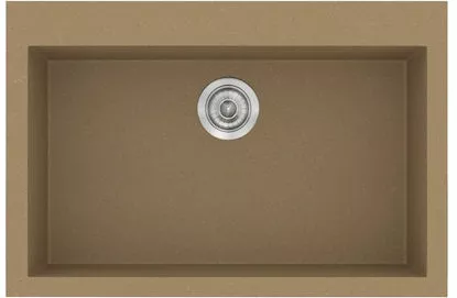 Νεροχύτης Κουζίνας Sanitec Classic 338 Ένθετος 70cm 70x19x50cm Metallic Coffee