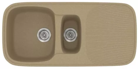 Νεροχύτης Κουζίνας Sanitec Classic 301 97x19x50cm Metallic Cream