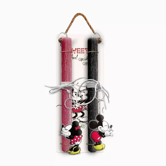 Πασχαλινή Λαμπάδα Jajala με Στολίδι Sweet Together 30cm Σετ 2τμχ Πολύχρωμο