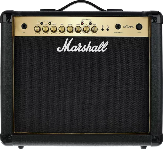 Ενισχυτής Ηλεκτρικής Κιθάρας Marshall MG30GFX Combo 1 x 10" 30W Μαύρο