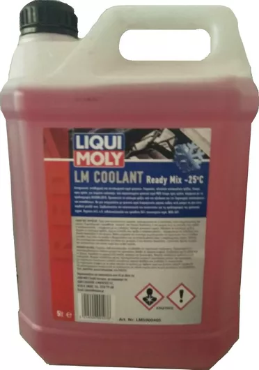 Παραφλού Αντιψυκτικό Αυτοκινήτου Liqui Moly G12 5lt Κόκκινο